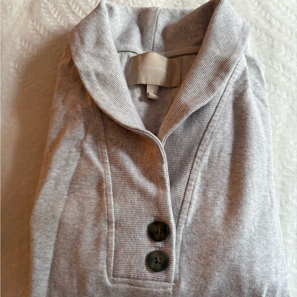 Banana Republic Shawl Collar V Neck Pullover Knit Sweater Sweatshirt Womens S - Picture 1 of 6